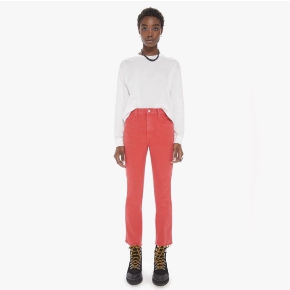 MOTHER SUPERIOR The Hustler Ankle Fray Jeans The Devil May Care Women’s Size 23